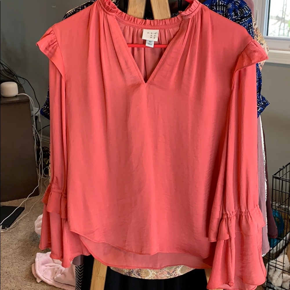 Pink blouse